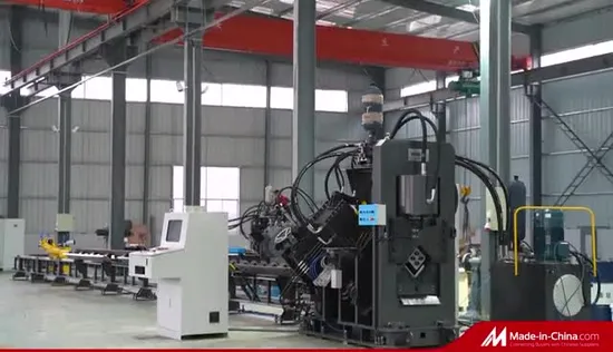 CNCアングル鋼パンチングマシン アングル穿孔機サプライヤー アングルラインアングルパンチングマシン アングル鋼構造アングル加工機